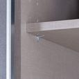 Schwebetürenschrank mit Spiegel B: 203 cm Miami, Grau Metallic - Grau, MODERN, Holzwerkstoff (203/229/62cm) - Luca Bessoni