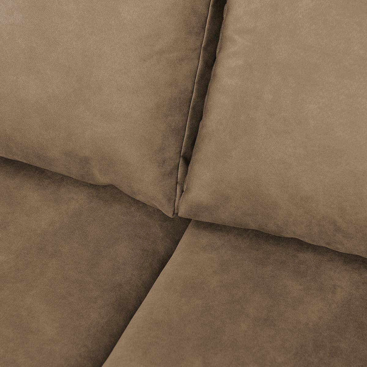 Ecksofa Grenwood Schlammfarben S: 144x200 cm - Schlammfarben/Braun, Design, Textil (144/200cm) - MID.YOU