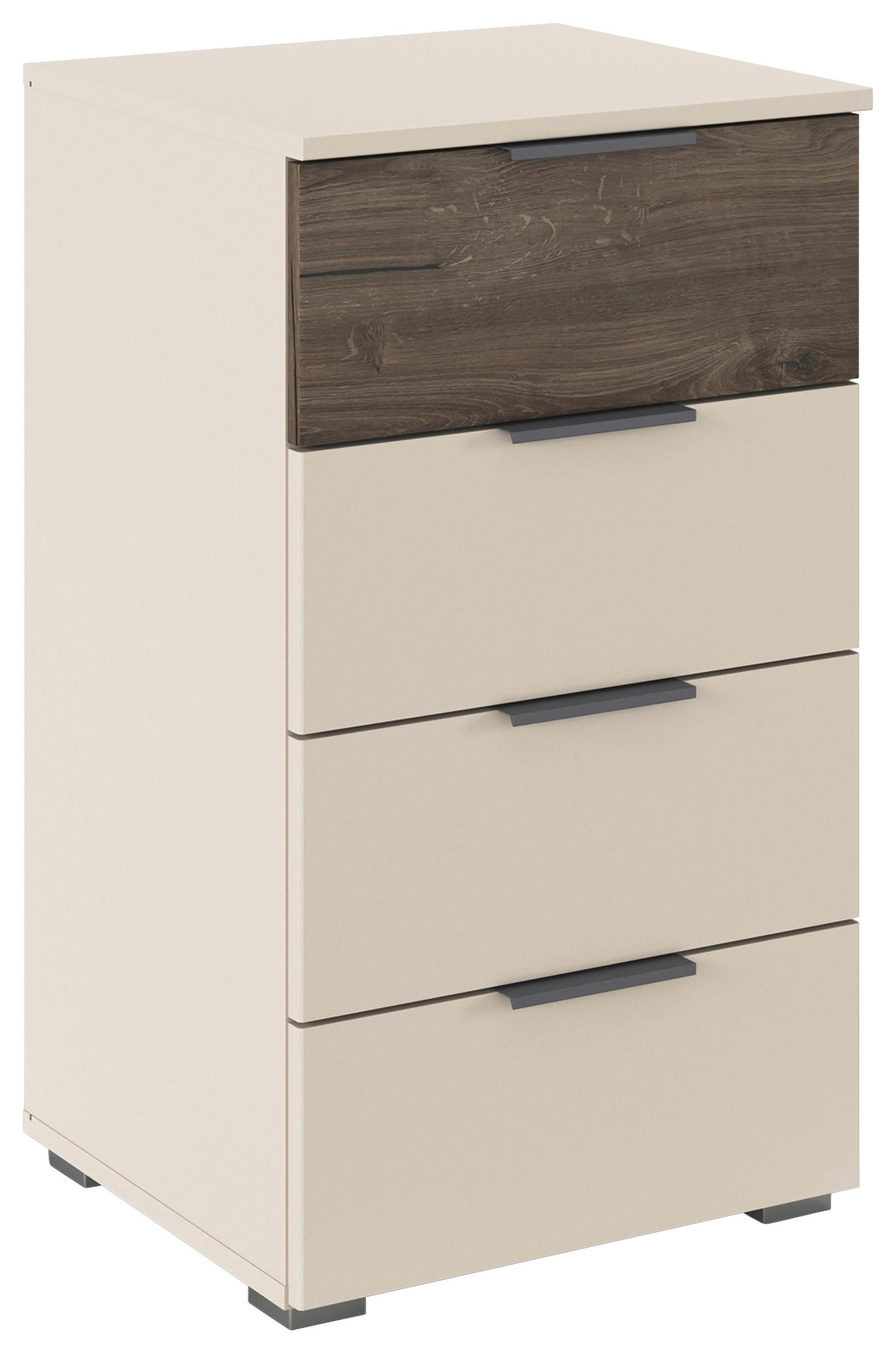 Kommode Sajo-Extra Champagner B: 47 cm - Champagner, Trend, Holzwerkstoff (47/81/42cm)