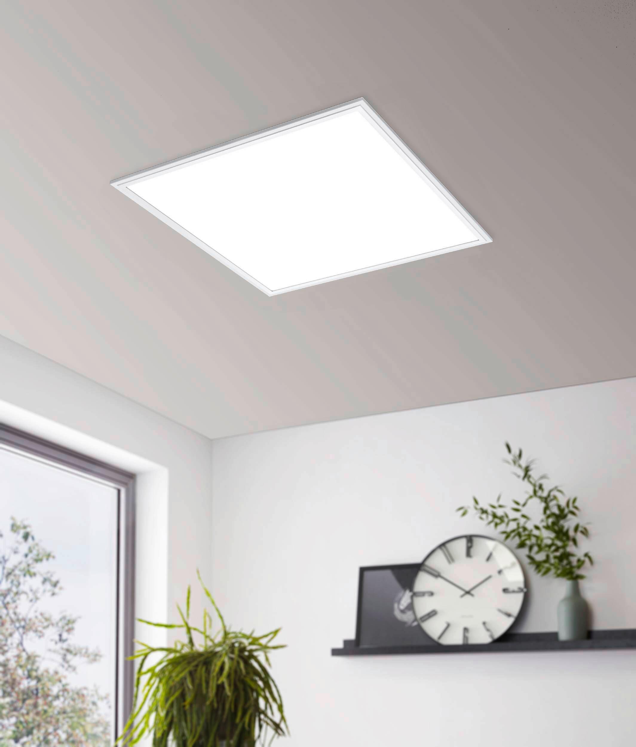 LED-Paneel 98203* Salobrena-A - Weiß, KONVENTIONELL, Kunststoff/Metall (60/60/5cm) - Eglo