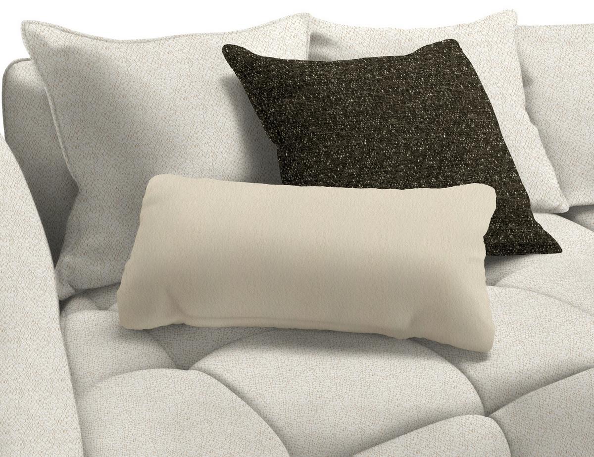 Boxspringová pohovka SOFI, béžová, tmavě zelená - černá/tmavě zelená, Moderní, textil (294/93/152cm) - Premium Living