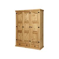 Drehtürenschrank Honig B: 151 Cm - Honig, Natur, Holz (151/205/56cm) - Livetastic