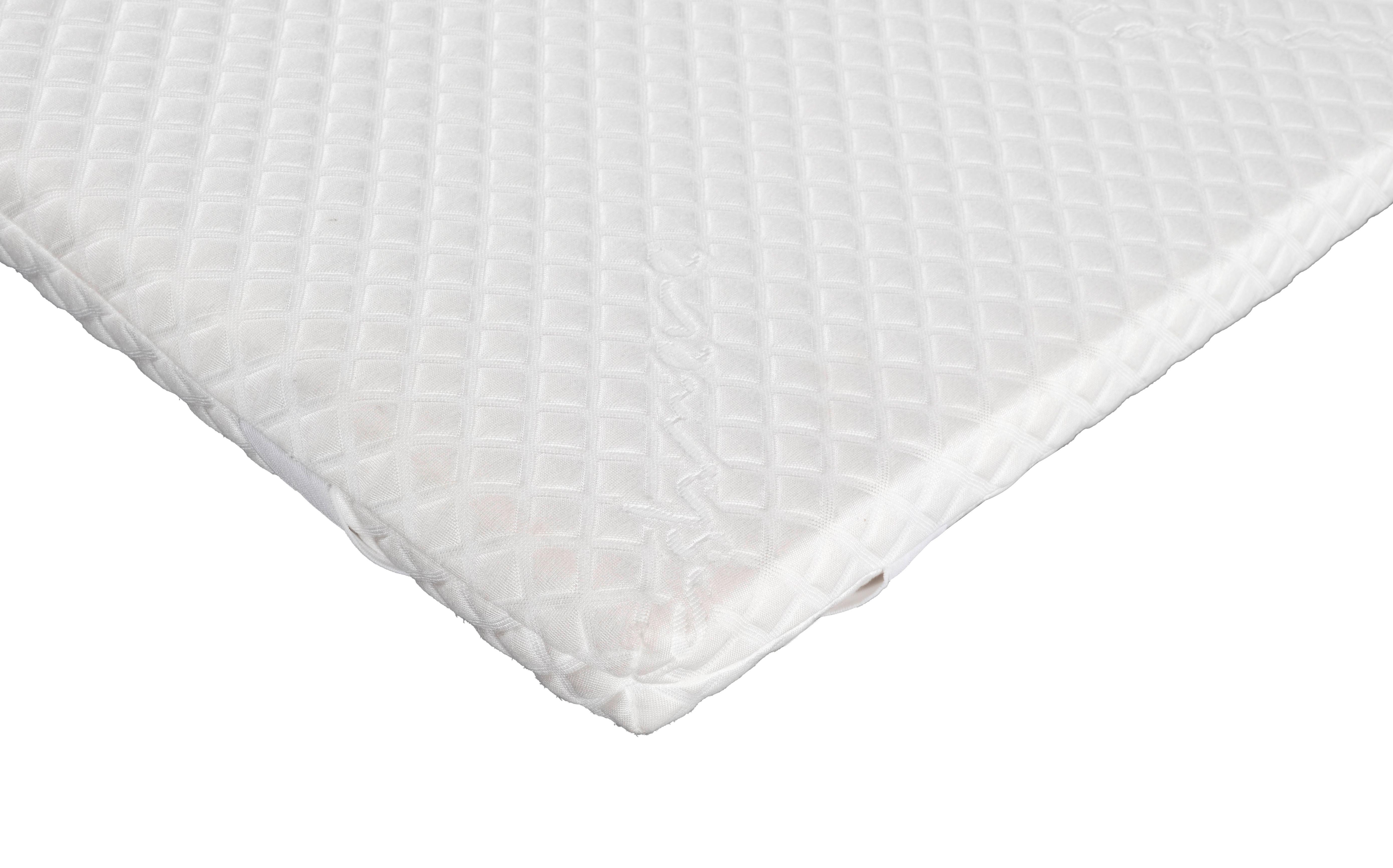 Topper Viscoschaumkern 180x200 H: 5 Cm H1 - Weiß, Basics, Textil (180/200cm) - Livetastic