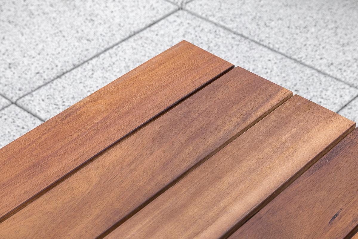 Gartenmöbel Set 2-tlg. Athen Holz/aluminium Mit Kissen - Graphitfarben/Braun, KONVENTIONELL, Holz/Textil (287,5/28/287,5cm) - Gardenson