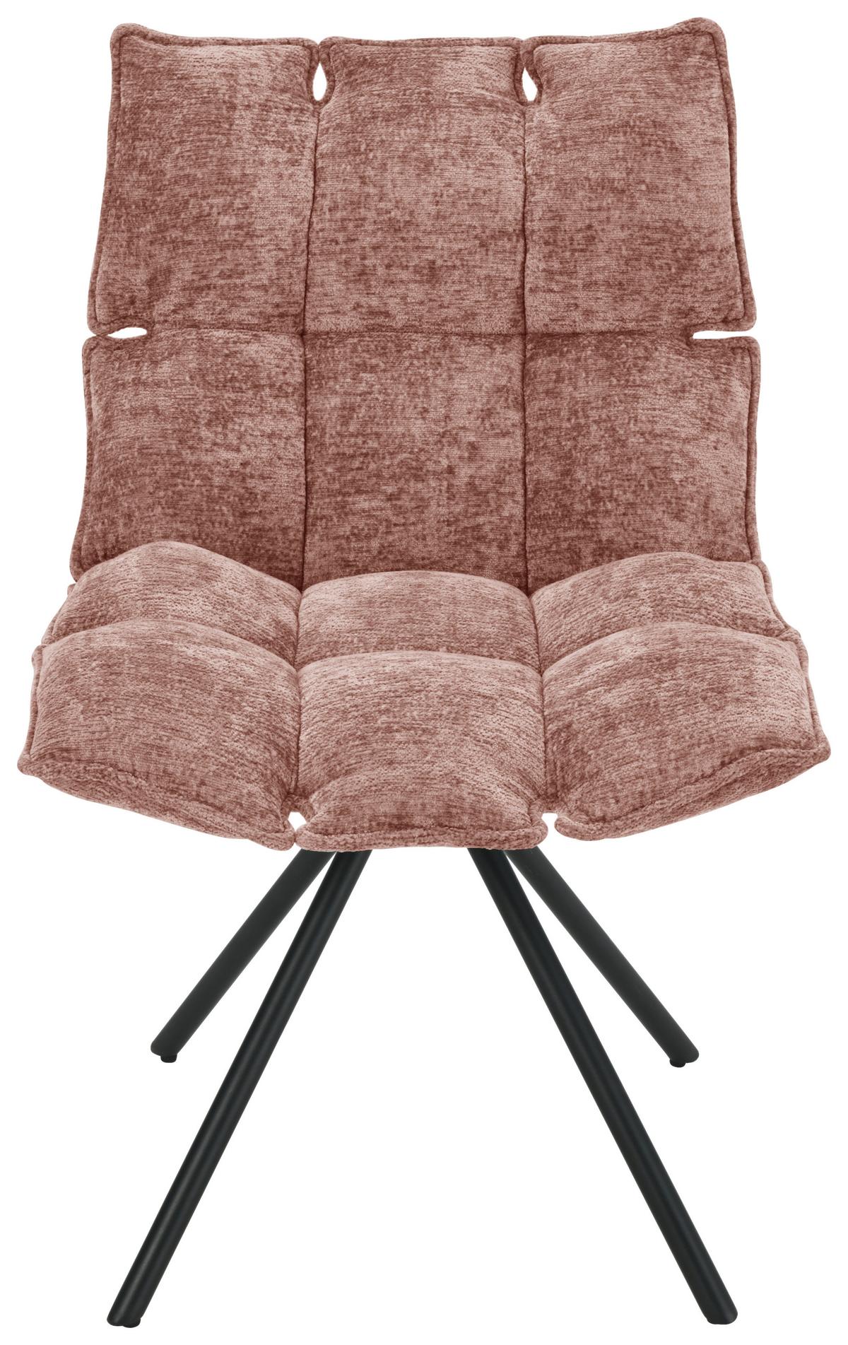 STOLIČKA CARLA - čierna/ružová, Trend, kov/drevo (57/86/66cm) - Mömax