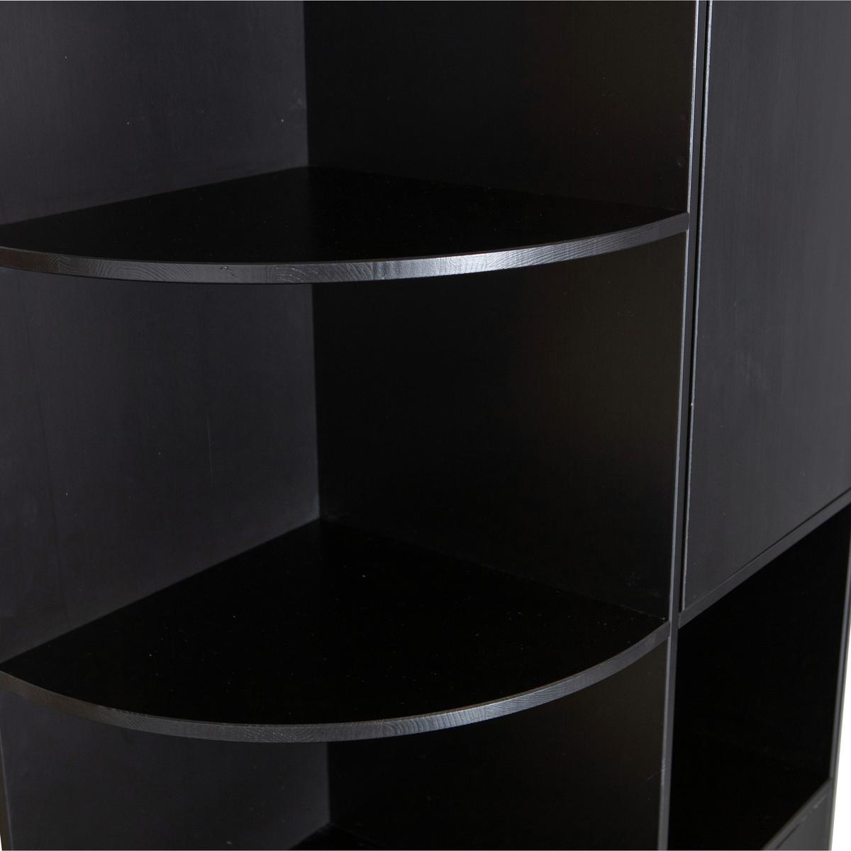 Mehrzweckschrank Finca Schwarz B: 78 Cm - Schwarz, Design, Holz (78/210/40cm) - Livetastic