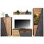 Tv Diel Venedig - farby dubu/tmavohnedá, Moderný, kompozitné drevo (140/47/40cm) Tv Diel Venedig - farby dubu/tmavohnedá, Moderný, kompozitné drevo (140/47/40cm)