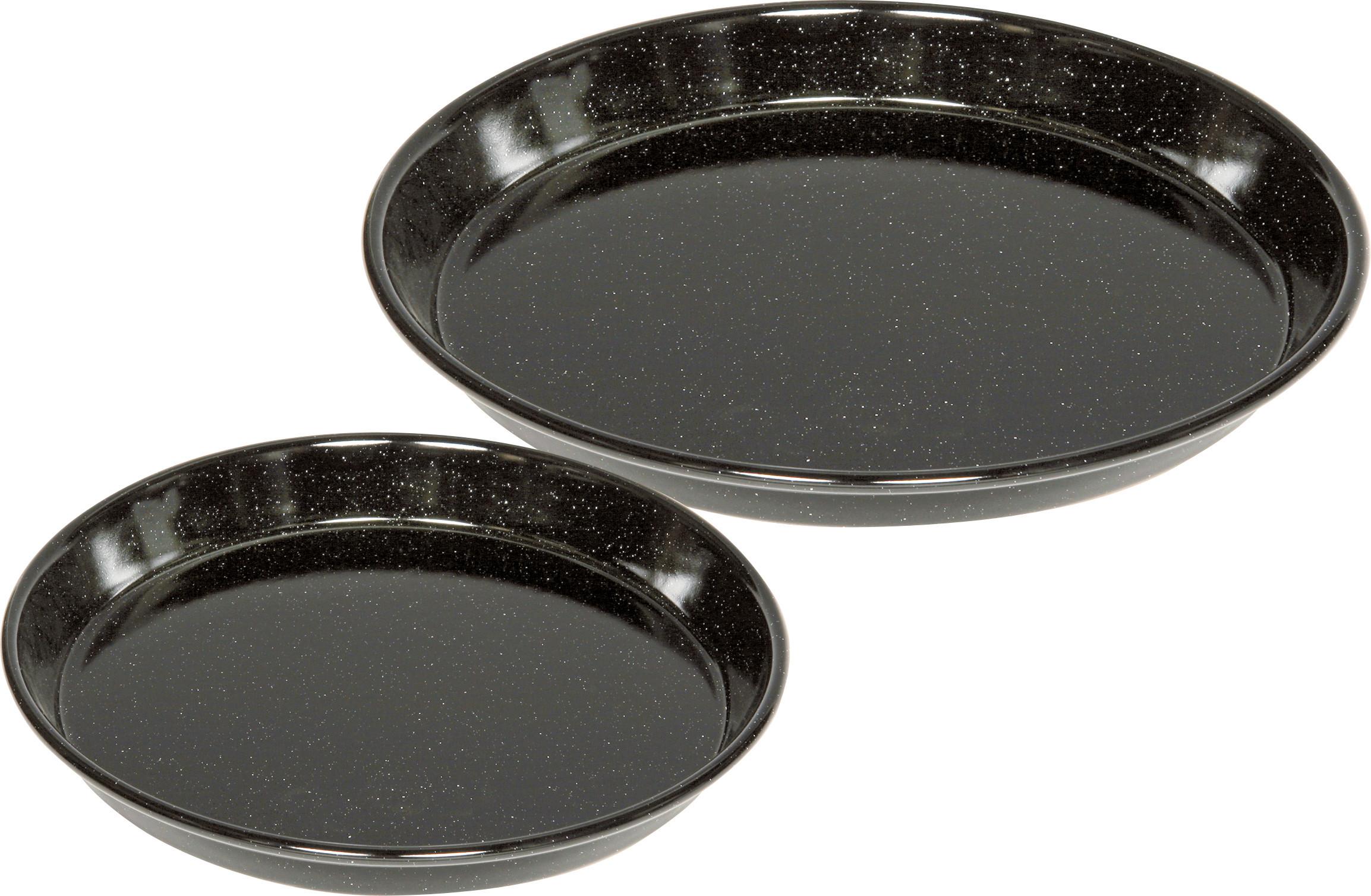 Pizzablech-Set 2-Tlg. Ø 28/32 Profibäcker - Schwarz, KONVENTIONELL, Metall (28 + 32cm) - Riess