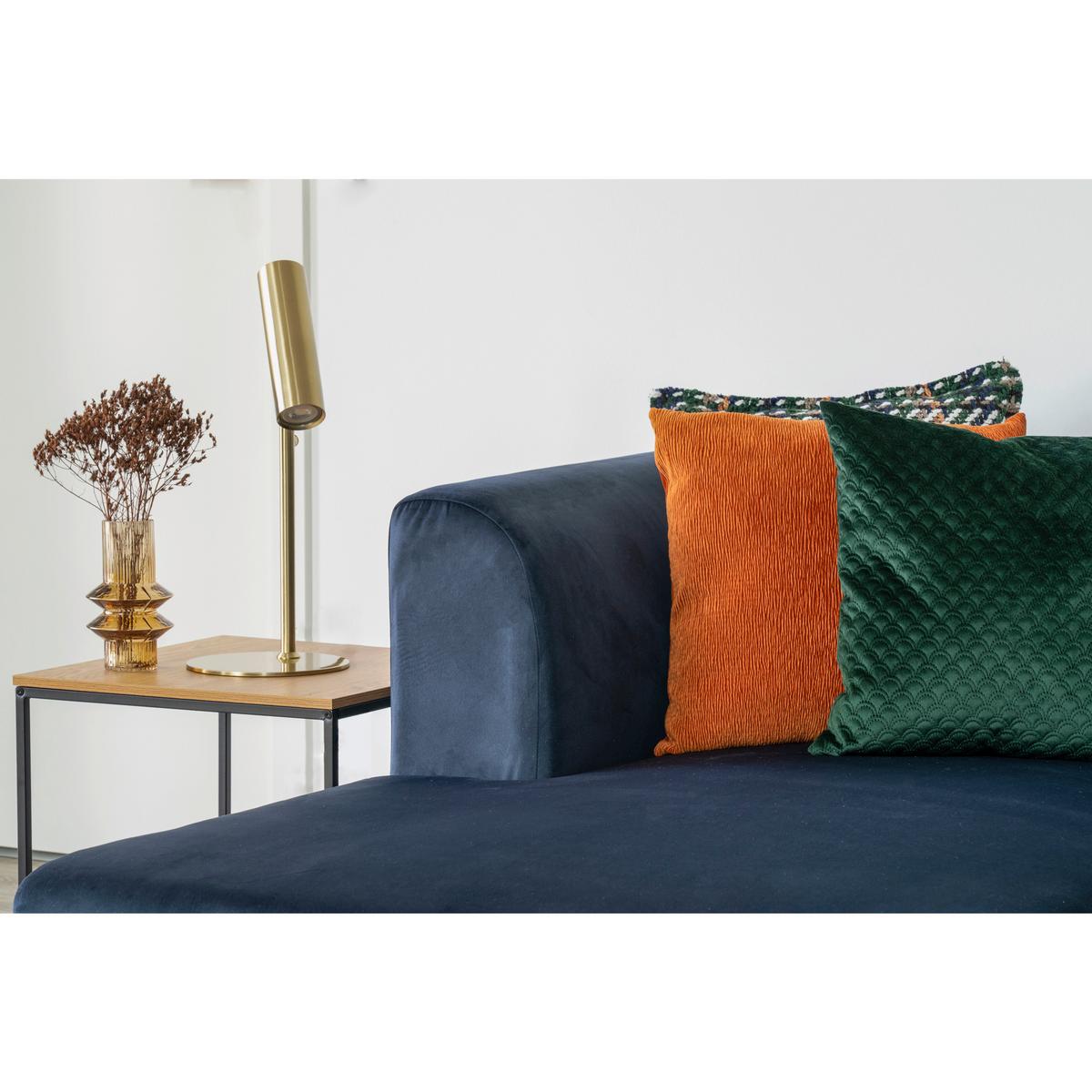 Beistelltisch Vita Natur, L/b/h: 45x45x45cm - Schwarz/Naturfarben, Basics, Holzwerkstoff/Metall (45/45/45cm)