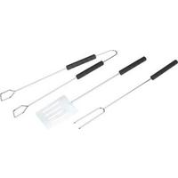 Grillező Eszközök Bbq 3 Részes - ezüst/barna, Basics, fa/fém (11/4/45cm)