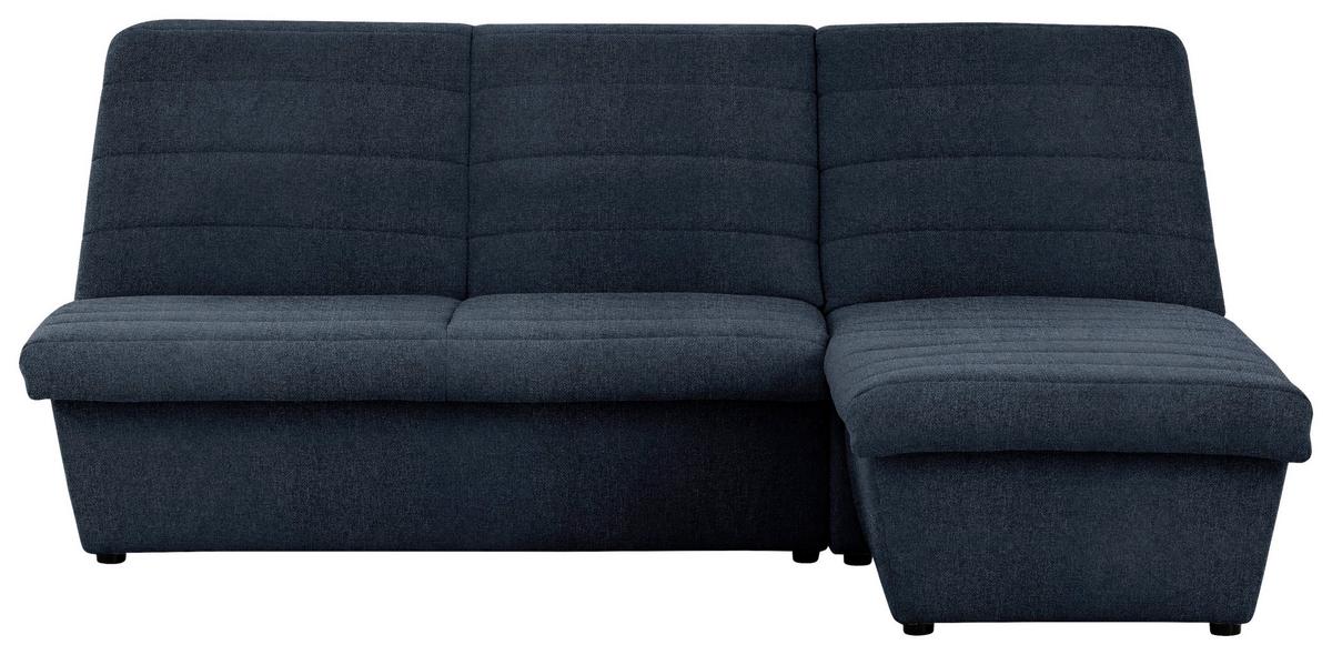 Ecksofa Looks Viii - Schwarz/Dunkelblau, Design, Textil (214/168cm) - LOOKS by W.Joop