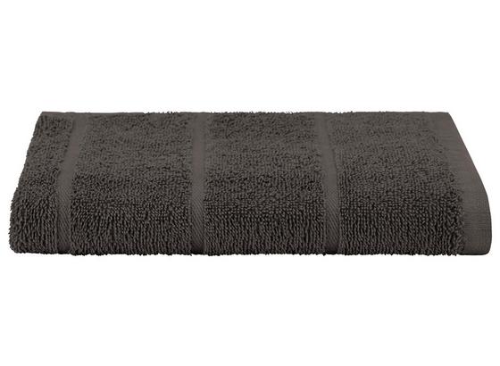 Handtuch Liliane - Dunkelgrau, KONVENTIONELL, Textil (50/100cm) - Ombra Handtuch Liliane - Dunkelgrau, KONVENTIONELL, Textil (50/100cm) - Ombra