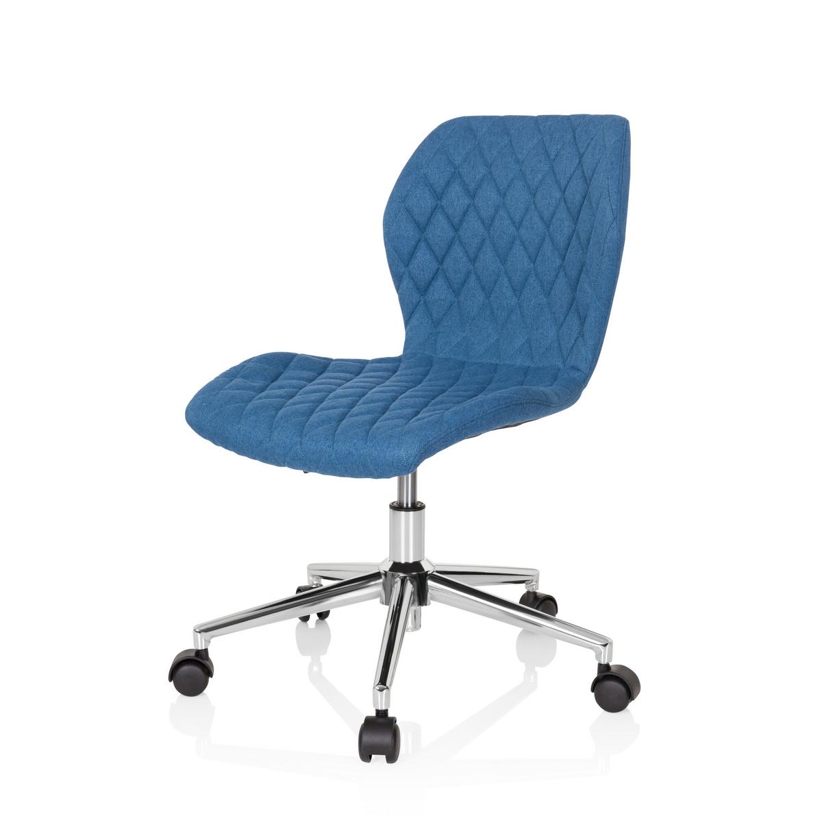 Jugenddrehstuhl Joy Ii Blau - Blau, Basics, Kunststoff/Textil (47/73-83/43cm) - MID.YOU
