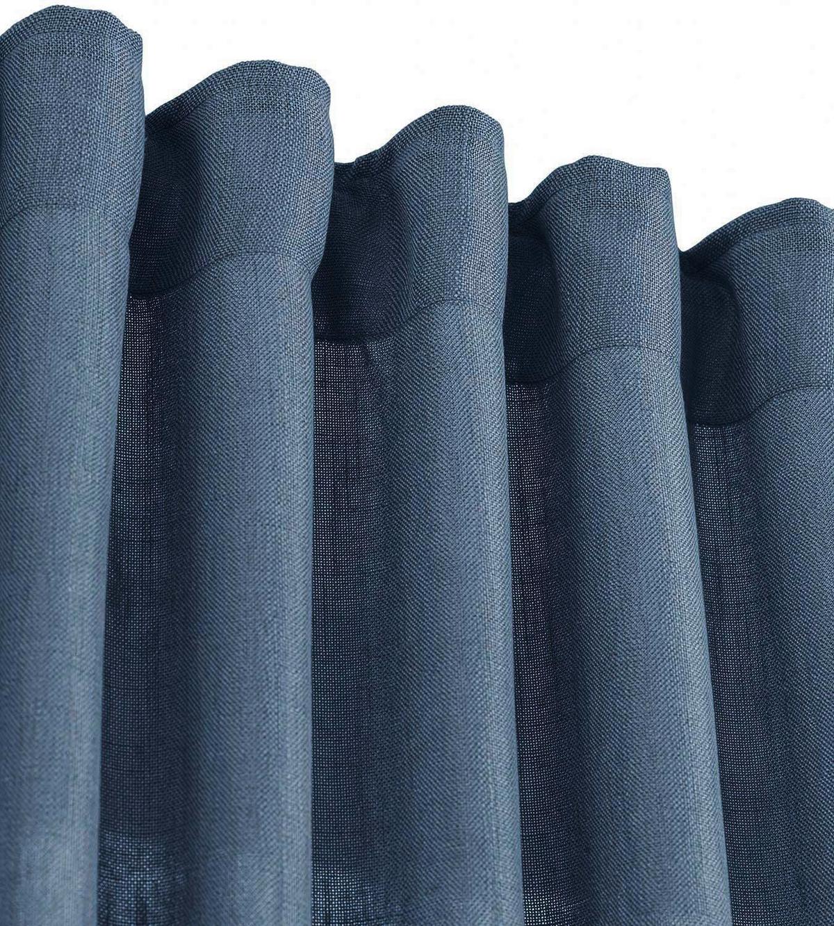 HOTOVÝ ZÁVES CECIL - modrá, Basics, textil (145/260cm) - Svanefors