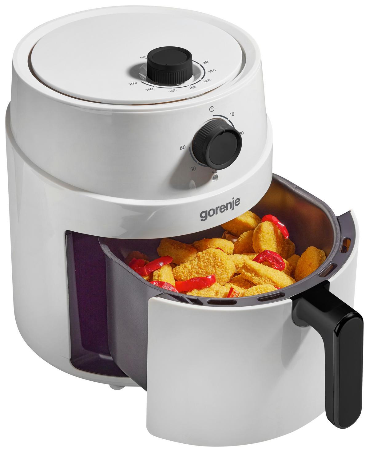 Heißluftfritteuse, 4,5liter Af1300xg - Weiß, Basics, Kunststoff/Metall (26/31,3/31,7cm)
