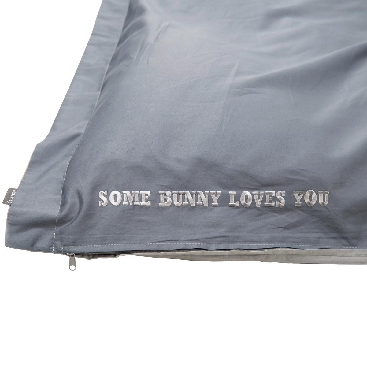 Wendebettwäsche Francesca Grau B: 135  cm - Grau, Basics, Textil (135/200cm) - Playboy