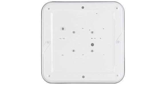 LED-Deckenleuchte Isa - Schwarz/Weiß, MODERN, Kunststoff/Metall (27/27/5cm) - Luca Bessoni