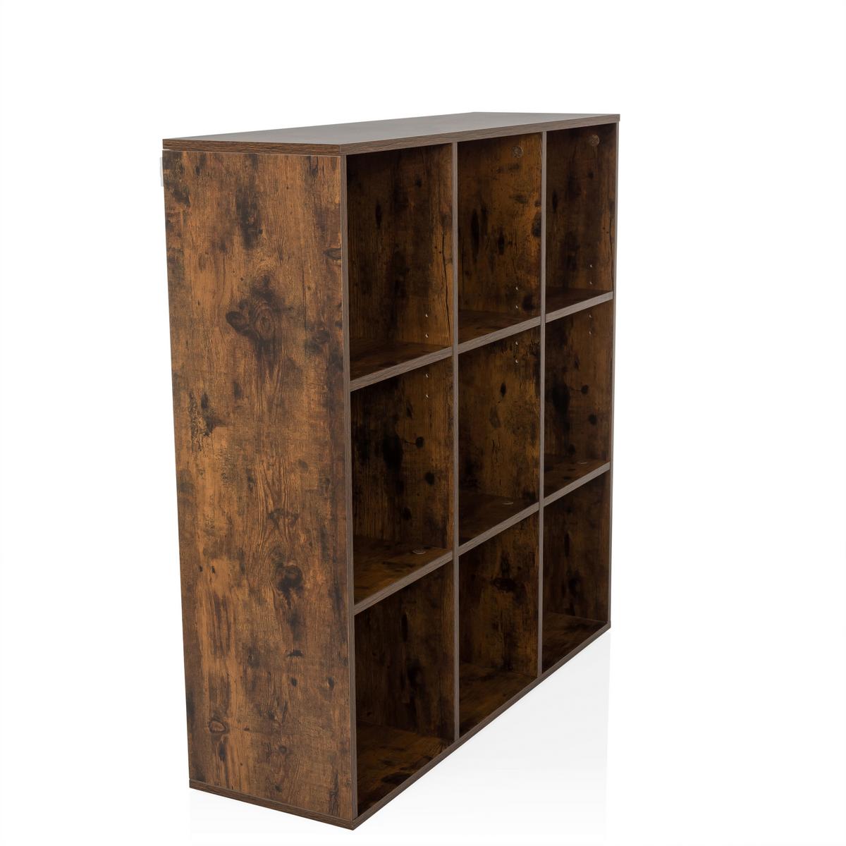 Regal Bjorke Eichefarben B: 97,5 cm - Eichefarben, MODERN, Holz (97,5/100/30cm) - MID.YOU