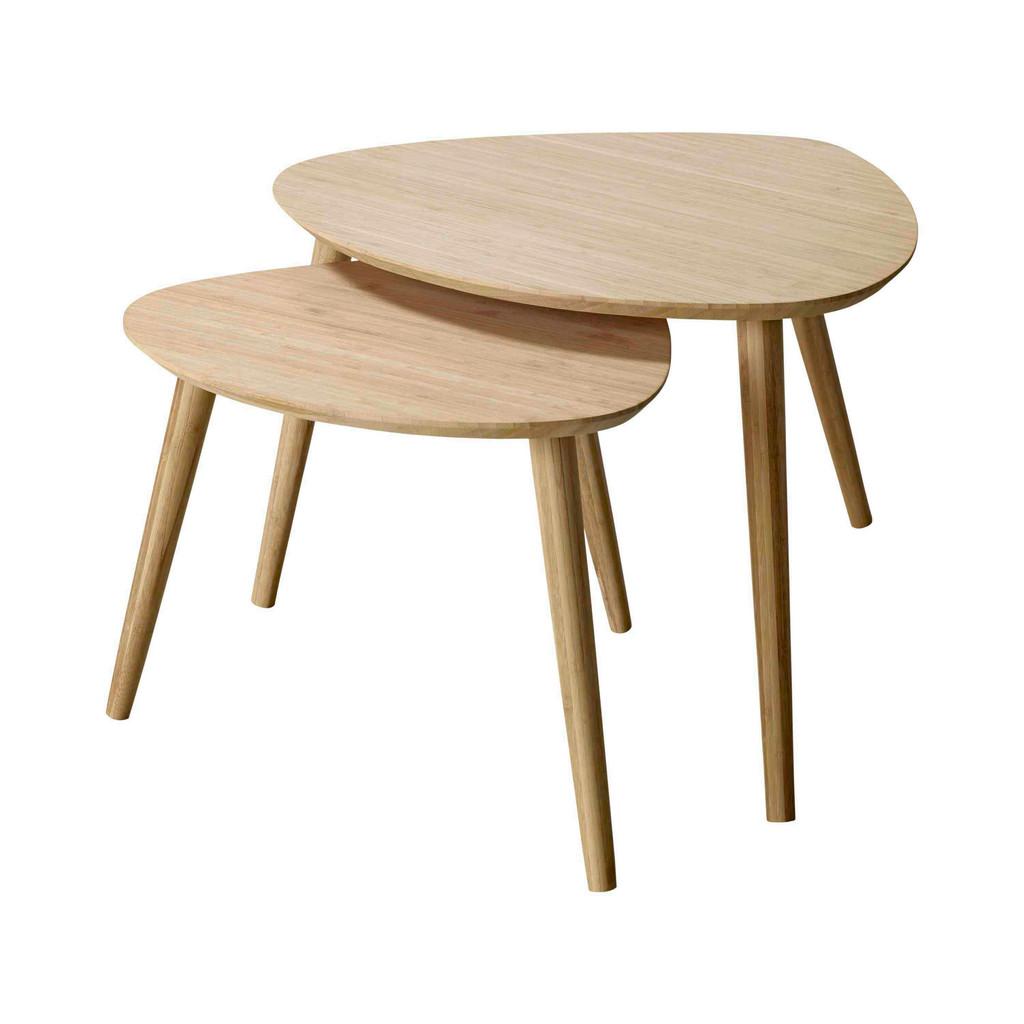Beistelltisch 2-teilig Noble ,Naturfarben