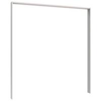 Passepartout-Rahmen Coburg Weiß für B: 180 cm - Weiß, MODERN, Holzwerkstoff (183/200/12cm) - MID.YOU