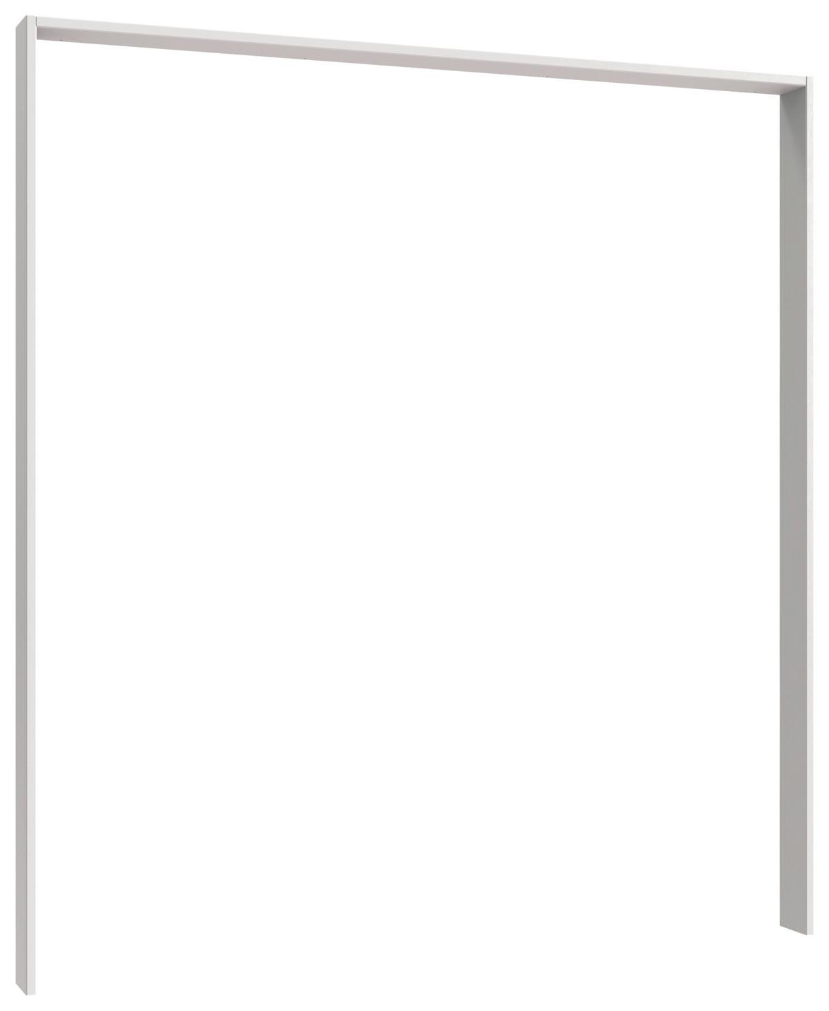 Passepartout-Rahmen Coburg Weiß für B: 180 cm - Weiß, MODERN, Holzwerkstoff (183/200/12cm) - MID.YOU