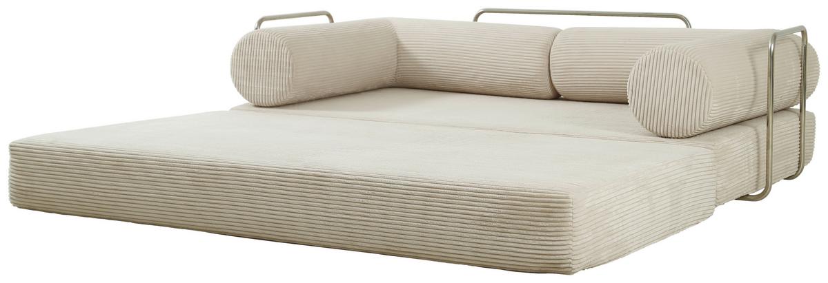 Sessel Elysium Beige B: 180 cm - Beige, Design, Textil (180/70/100cm) - P & B