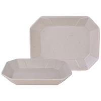 Schüsselset Steinzeug Creme 2-tlg. B/H: 22x17 cm - Creme, Basics, Keramik (22/17cm) - Creatable