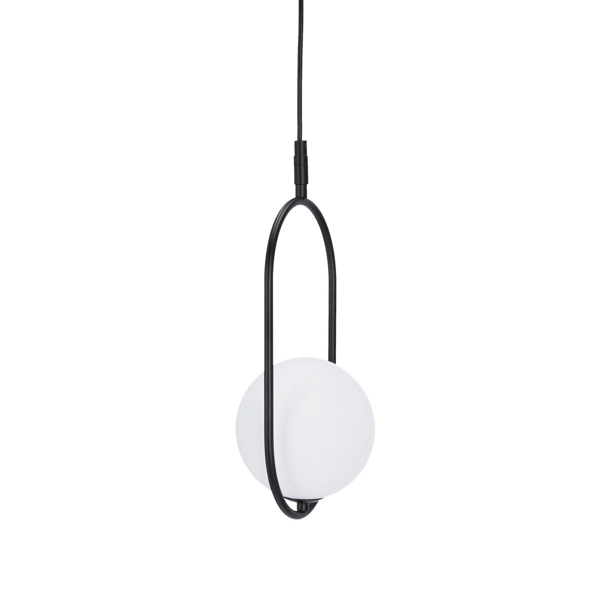 Pendelleuchte 31-10148 Cordel - Schwarz/Weiß, Design, Metall (18.5/15/120cm)