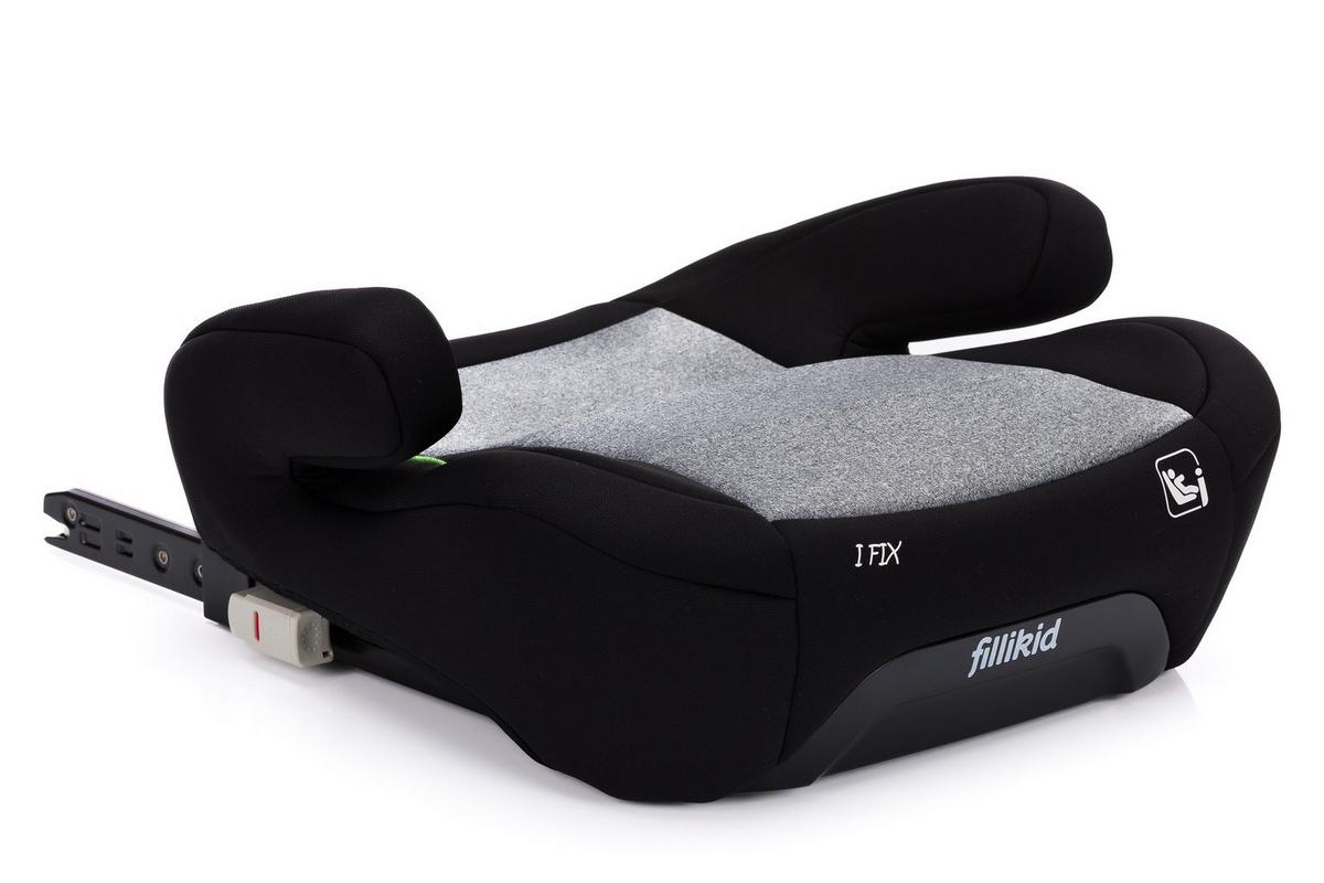 Sitzerhöhung Felix Schwarz/grau B: 42,4 Cm - Schwarz/Grau, Basics, Kunststoff/Textil (40/42/20cm) - Fillikid