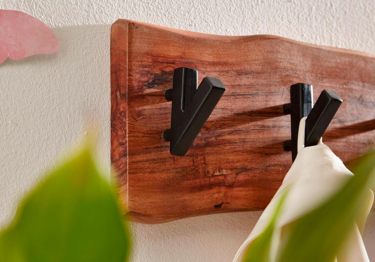 Wandgarderobe Wl6.358 Akaziefarben B: 60 cm - Akaziefarben, MODERN, Holz (60/17/9cm) - MID.YOU