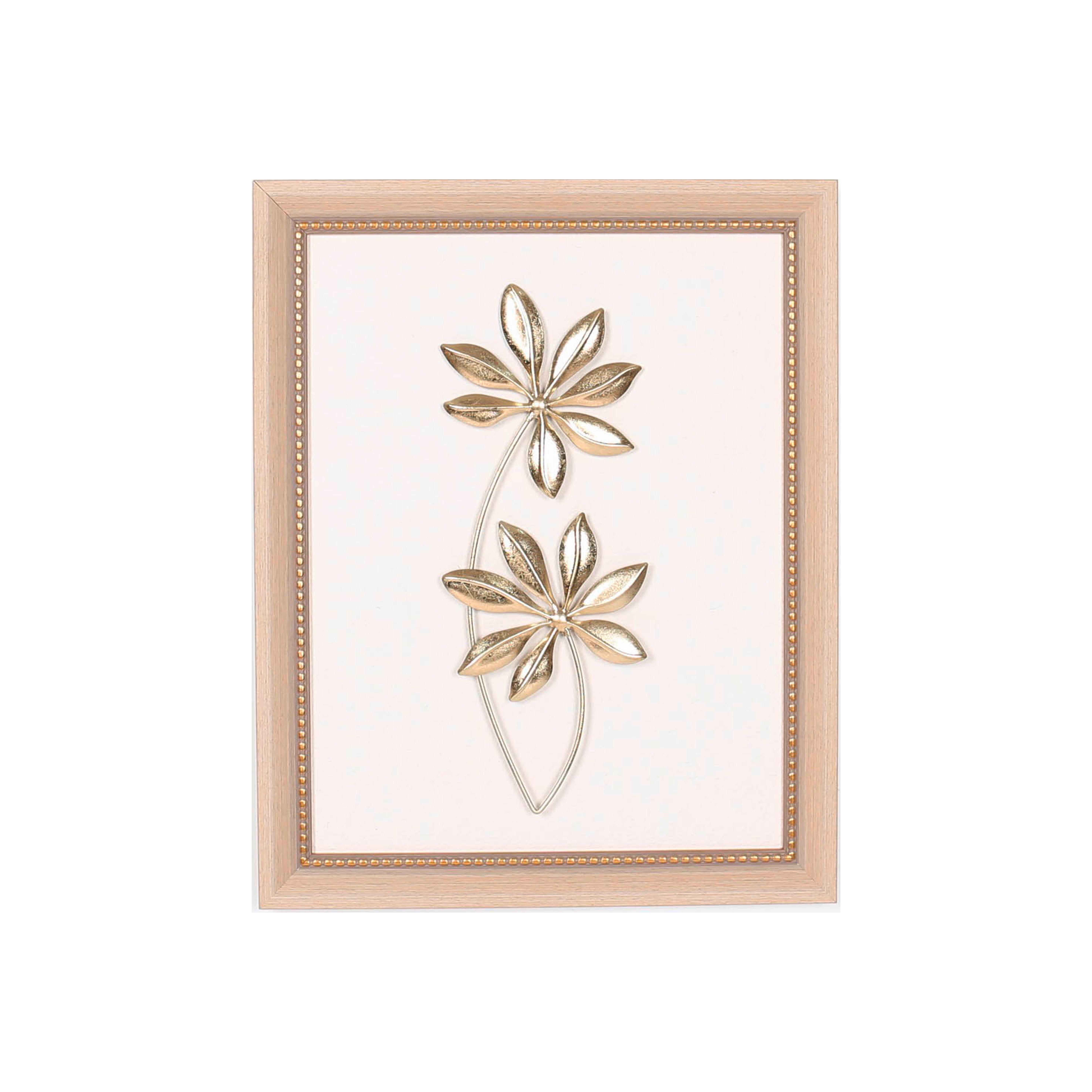 Wanddeko Clara - Goldfarben/Naturfarben, KONVENTIONELL, Holzwerkstoff/Kunststoff (40/2,5/50cm) - James Wood