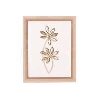 Wanddeko Clara - Goldfarben/Naturfarben, KONVENTIONELL, Holzwerkstoff/Kunststoff (40/2,5/50cm) - James Wood