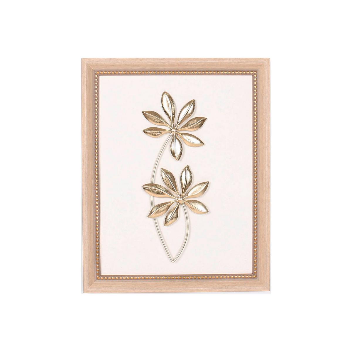Wanddeko Clara - Goldfarben/Naturfarben, KONVENTIONELL, Holzwerkstoff/Kunststoff (40/2,5/50cm) - James Wood