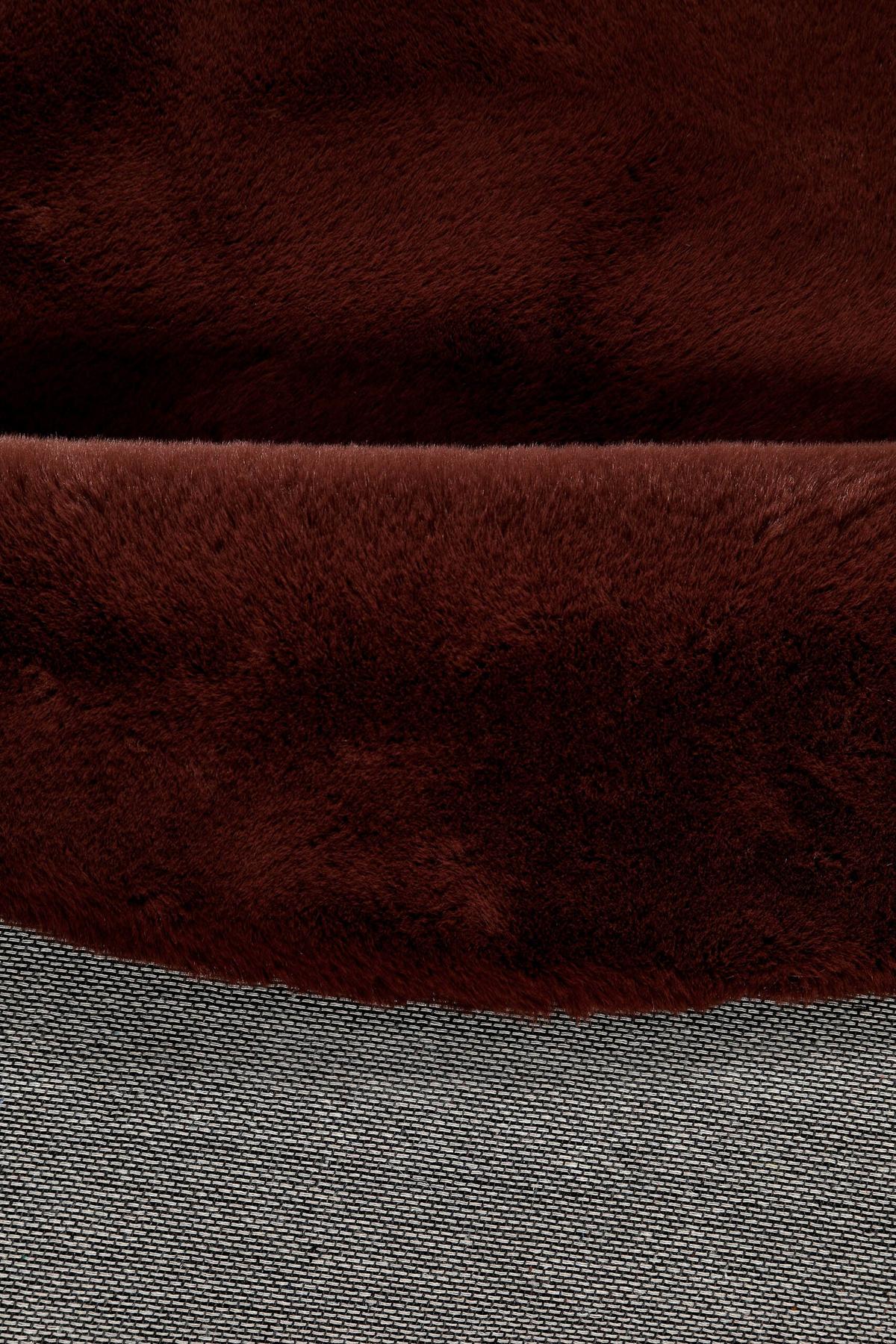 Hochflorteppich Bordeaux, Ø: ca. 100 cm - Bordeaux, KONVENTIONELL, Textil (100cm) - Esprit