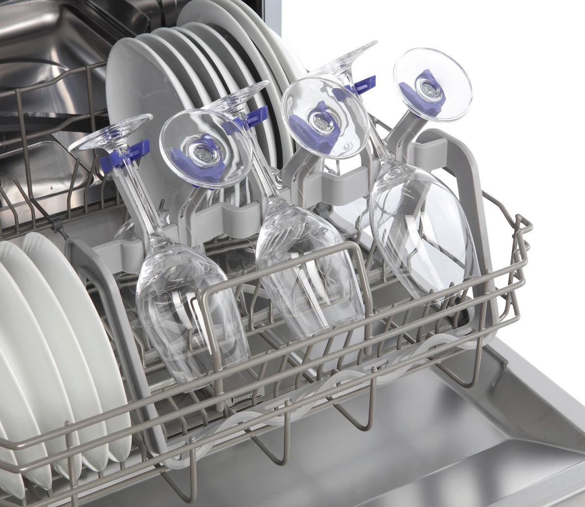 Geschirrspüler Silberfarben B: 59,4 cm - Silberfarben, Basics, Kunststoff/Metall (59,8/81,5/55cm) - Respekta