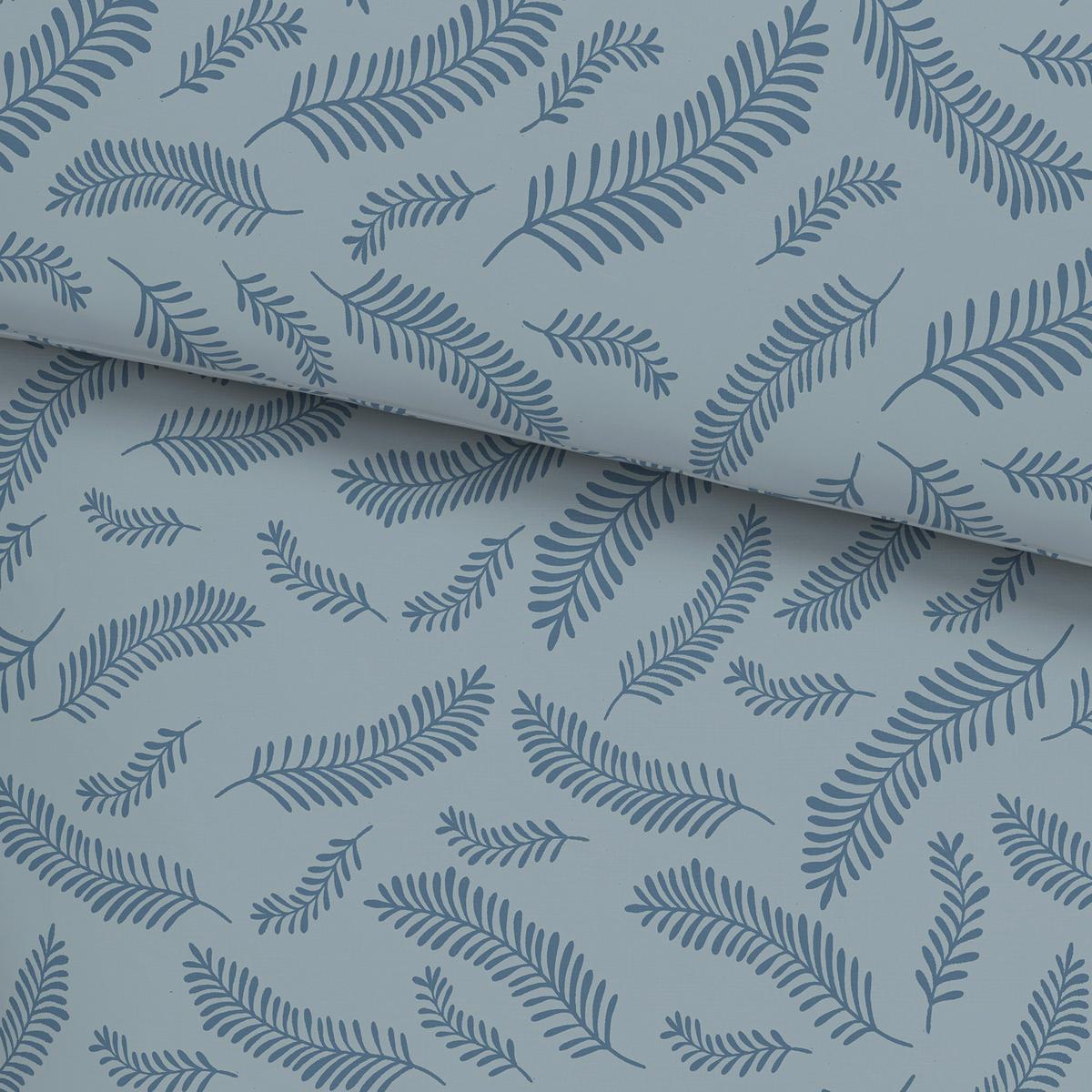 Povlečení Ferns XXL, 2x70/90 200/220cm - modrá, Moderní, textil (200/220cm) - Mömax