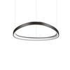 LED-Hängeleuchte Nero Schwarz D: 61 cm - Schwarz, Design, Kunststoff/Metall (61/28,5-151,5cm) - Ideal Lux