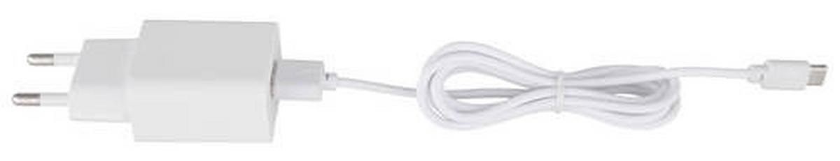 LED-Schreibtischleuchte 58439w - Opal/Weiß, Design, Leder/Kunststoff (28/11,5/50cm) - Globo