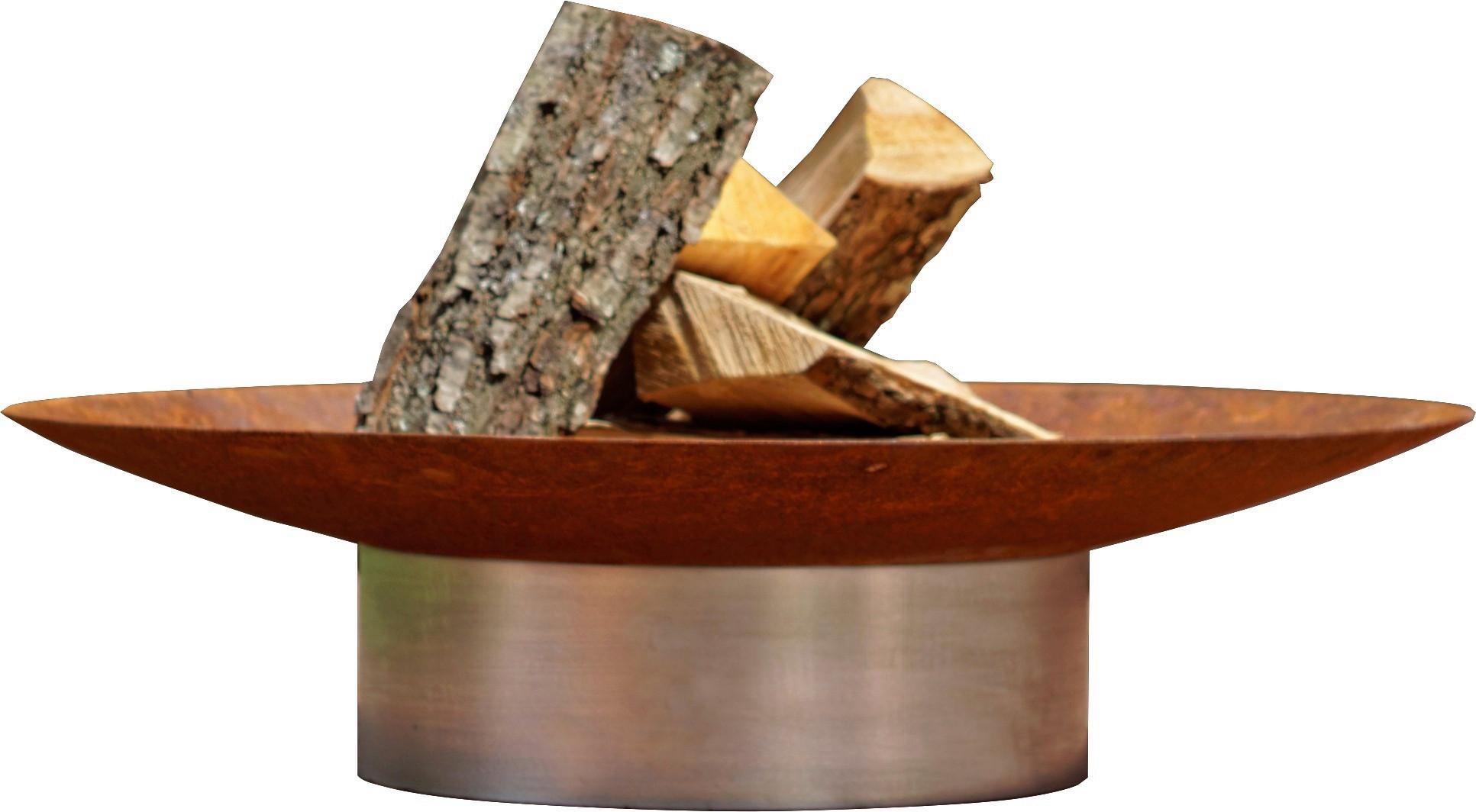 Feuerschale Grace M Rohstahl