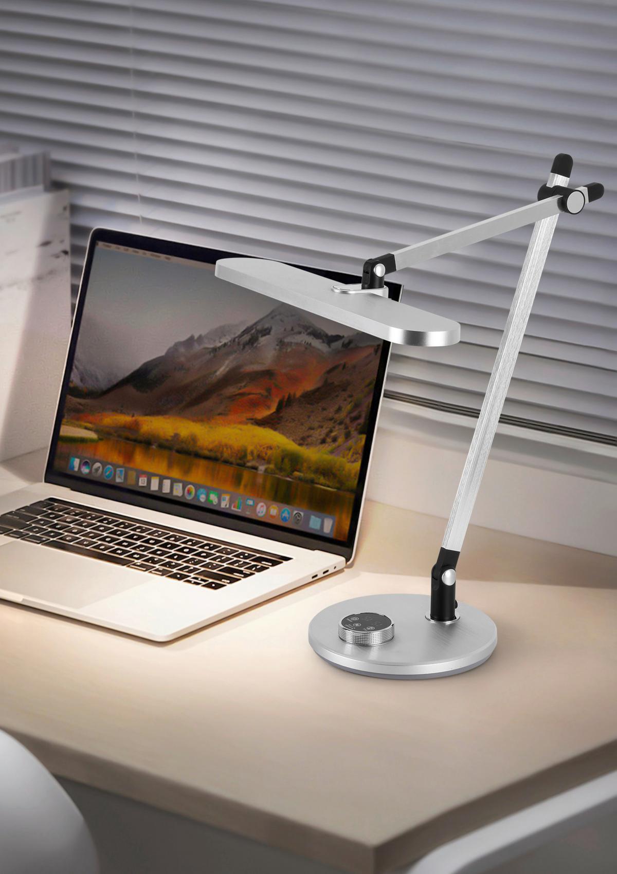 Stolní LED svítidlo MIMI, V:20cm - černá/barvy hliníku, Moderní, kov/plast (37/20/53cm) - Modern Living