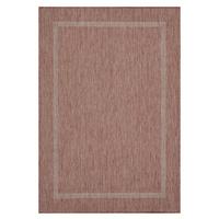 Flachwebeteppich Relax - Rot, Basics, Textil (120/170cm) - Novel