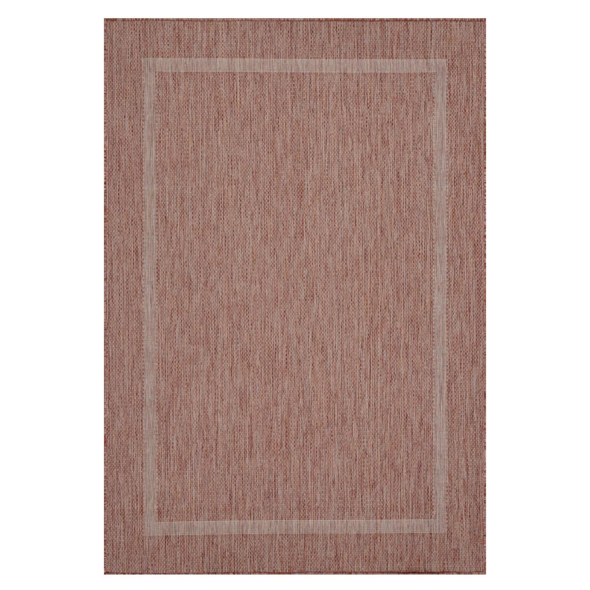 Flachwebeteppich Relax - Rot, Basics, Textil (120/170cm) - Novel