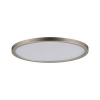 Led-deckenleuchte Ø 18 Cm Nickelfarben Matt Rund - Nickelfarben, Basics, Kunststoff (18/1cm) - Paulmann