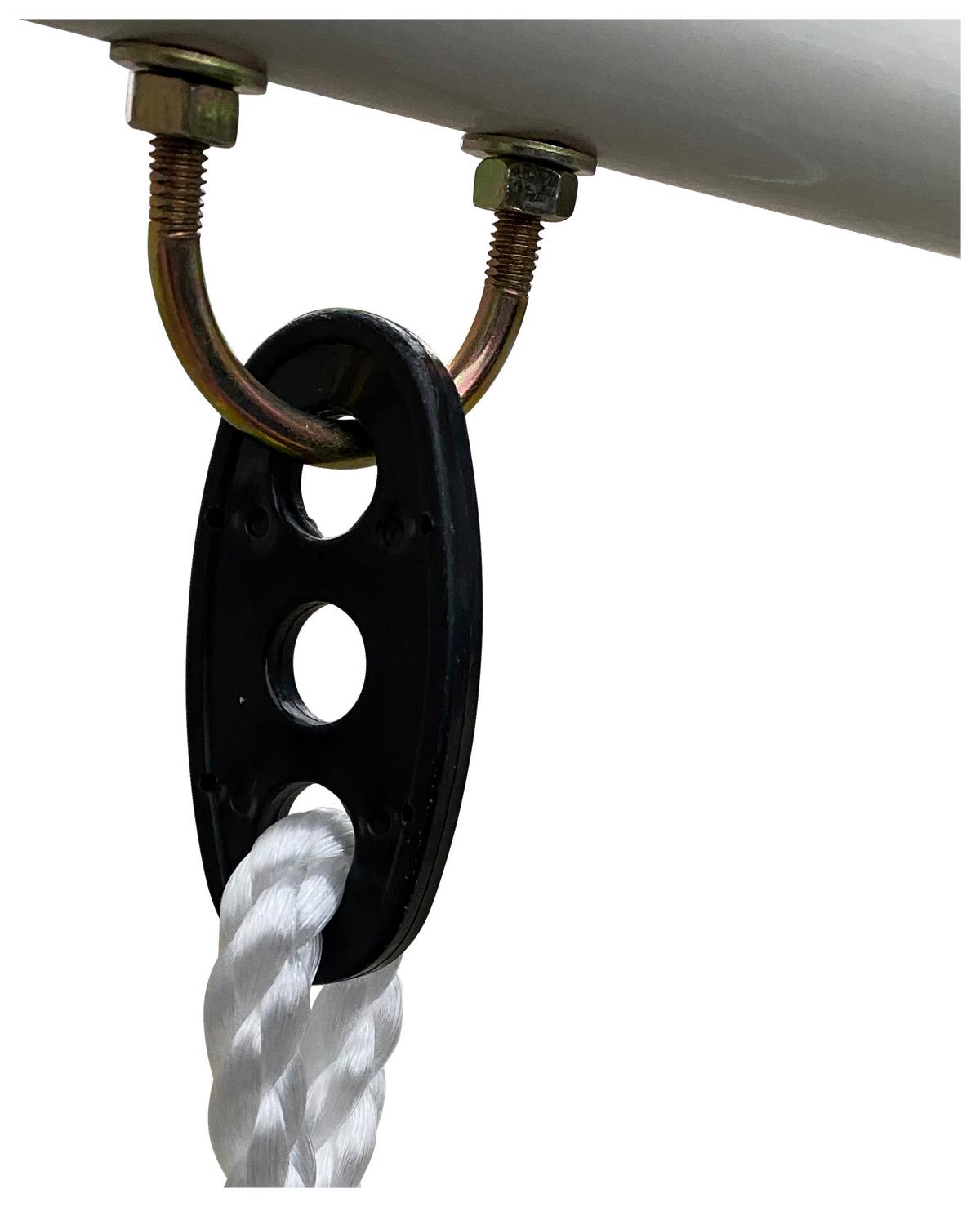 Schaukel A030.243.00 - Anthrazit/Creme, KONVENTIONELL, Kunststoff/Metall (94/118/146cm) - Ambia Garden