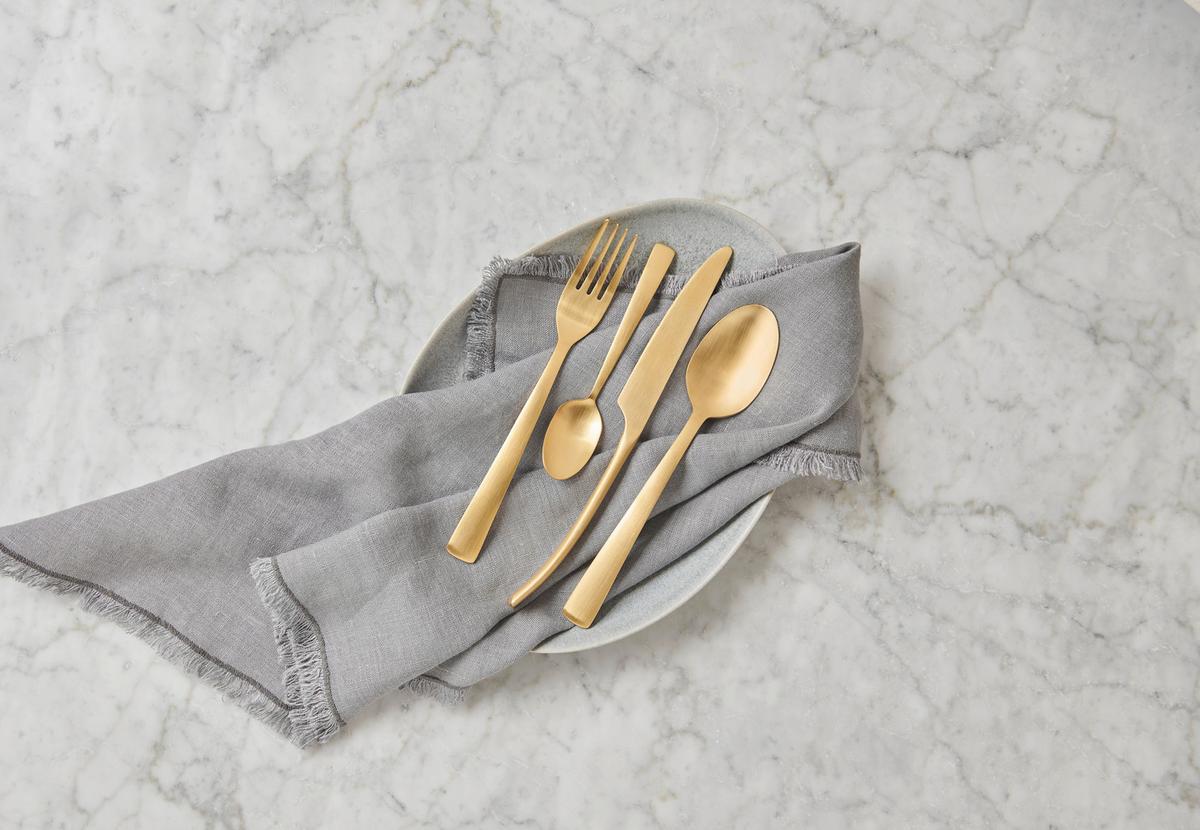 Sada příborů Style, 16dílná - barvy zlata, Moderní, kov - Premium Living