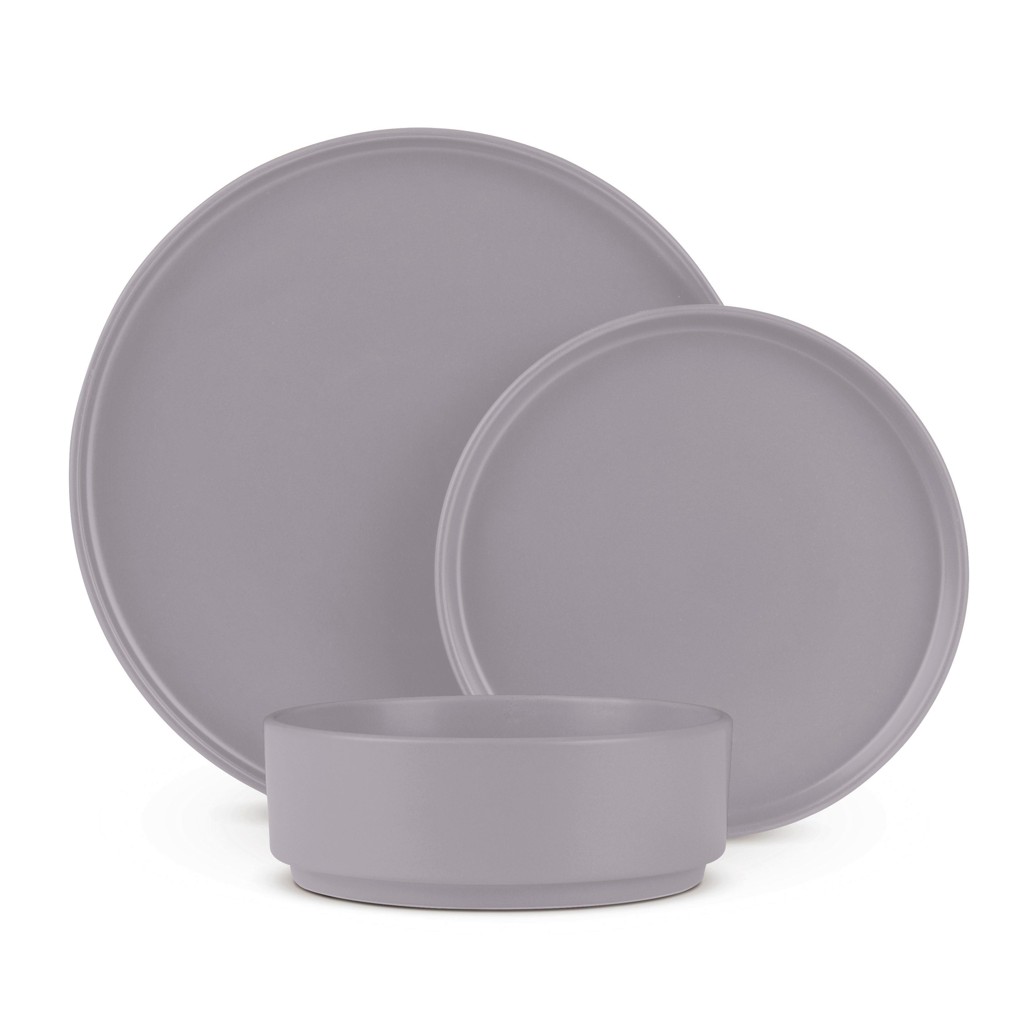 Tellerset Taupe Collection 18--Teilig. Set - Taupe, Basics, Keramik (39/28,5/29,5cm)