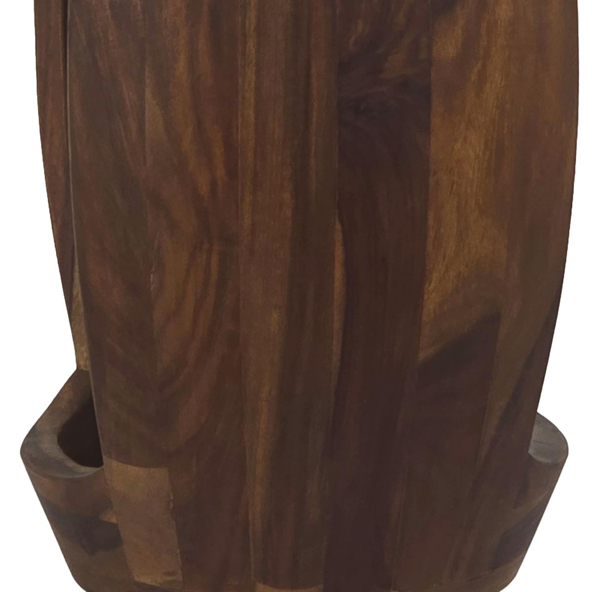 BEISTELLTISCH Braun L: 30cm - Braun, Design, Holz (30/30/45cm) - MID.YOU