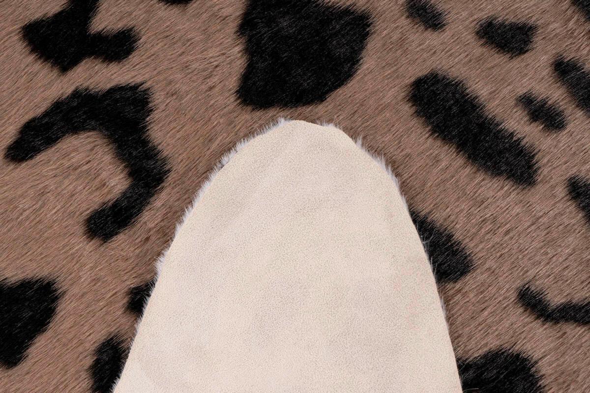 Kunstfell Desert Schwarz/Braun 160x230 cm - Schwarz/Weiß, Basics, Textil (160/230cm) - Kayoom