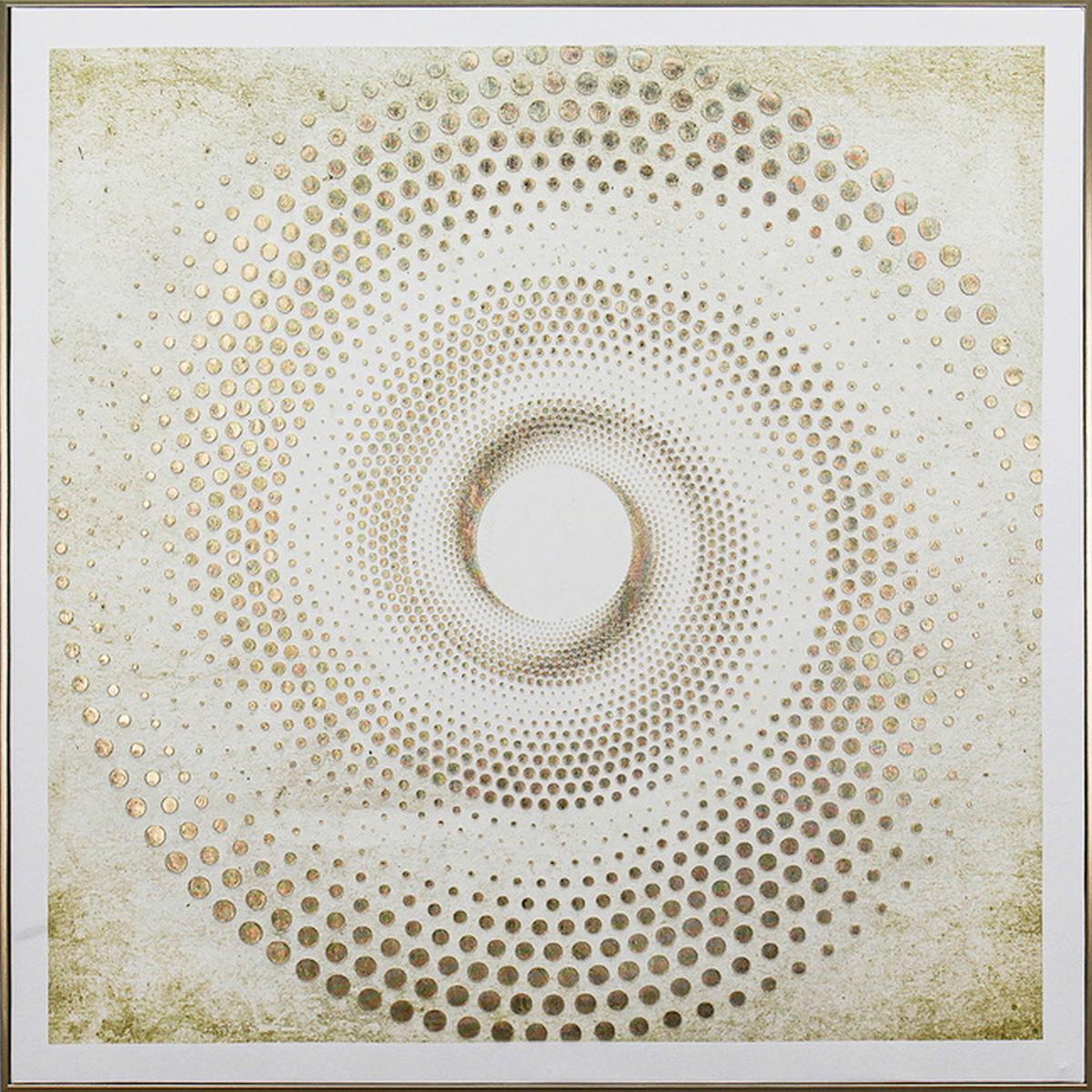 Obraz na plátne 80x80 cm - zlatá, Modern, kompozitné drevo/textil (80/80/3cm) - Mömax