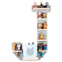 Kinderregal Boarti Grau B: 37 cm - Grau, MODERN, Holzwerkstoff (37/54/19cm) - MID.YOU